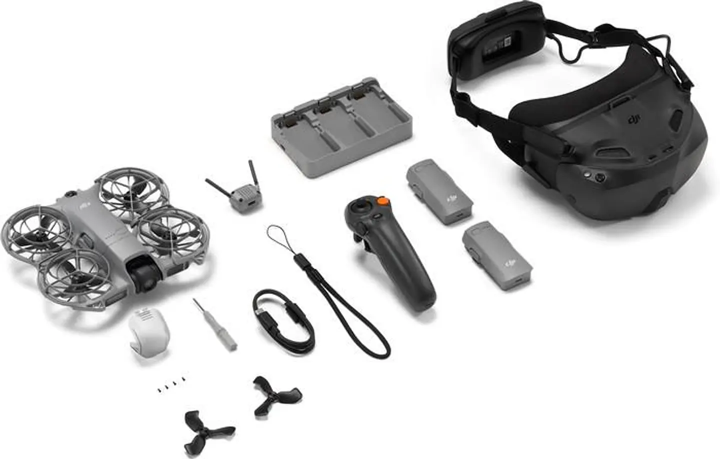 DJI Neo 2 Motion Fly More Combo Drone FPV 4K 60fps con DJI Goggles N3, Control RC Motion 3, 3 Baterías, Centro de Carga y ActiveTrack – 6937224131729 1