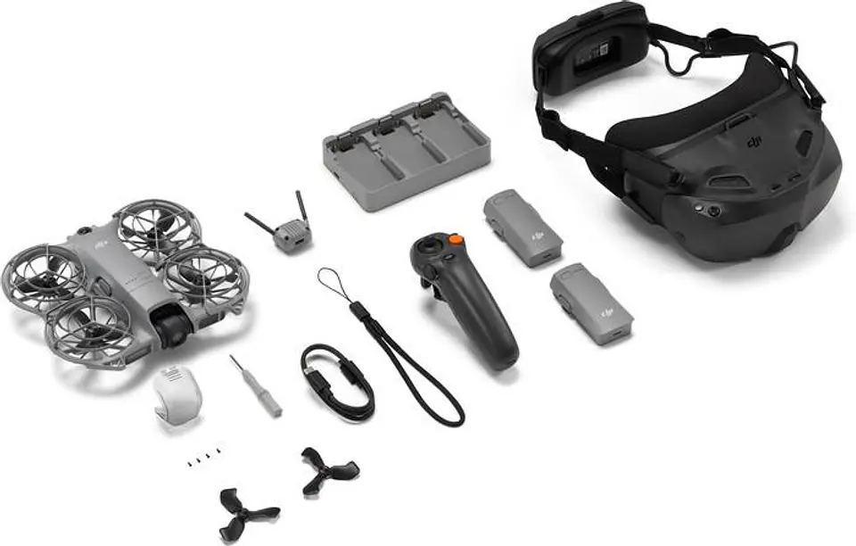 DJI Neo 2 Motion Fly More Combo Drone FPV 4K 60fps con DJI Goggles N3, Control RC Motion 3, 3 Baterías, Centro de Carga y ActiveTrack – 6937224131729 1