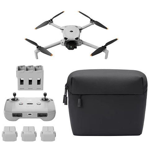 DJI Lito X1 Fly More Combo Drone con Cámara 48MP, Video 4K HDR 60fps, Control DJI RC-N3, 3 Baterías, Centro de Carga, Bolso, ActiveTrack, LiDAR y Detección Omnidireccional – 6937224140714