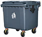 Contenedor de Basura Industrial SiClean 1100 Litros (290 Galones) con Tapa, 4 Ruedas y Frenos - Miniatura 2