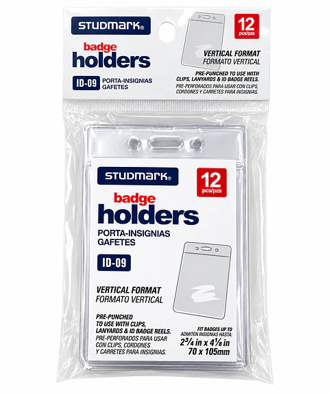 Portacredencial Vertical Studmark 70 x 105 mm