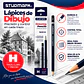 Lápices de Grafito Studmark para Dibujo Artístico y Técnico | Graduaciones H, HB, B, 2B a 8B y F - Miniatura 12