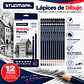 Lápices de Grafito Studmark para Dibujo Artístico y Técnico | Graduaciones H, HB, B, 2B a 8B y F - Miniatura 11