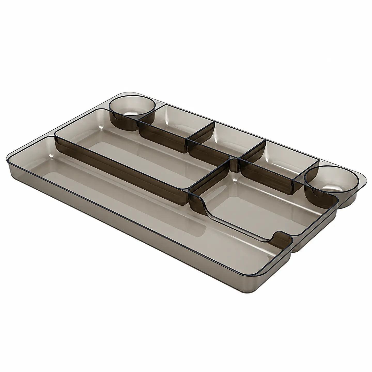 Organizador de Gavetas Studmark ST-02050 Plástico Ahumado para Oficina 1