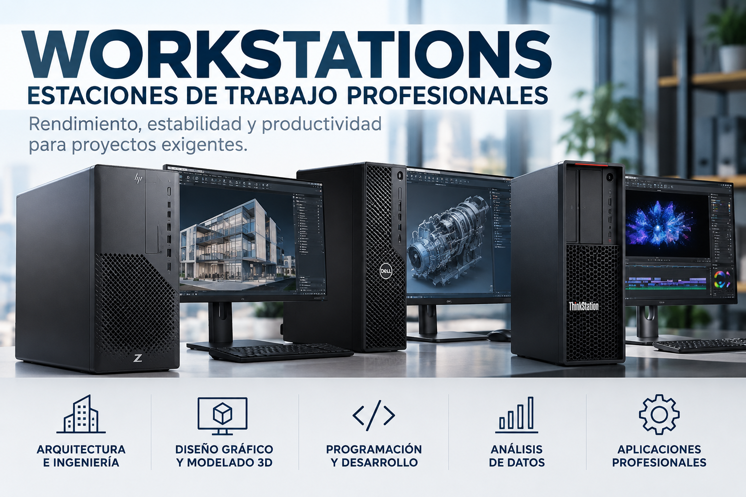 Workstations | Estaciones de Trabajo Profesionales