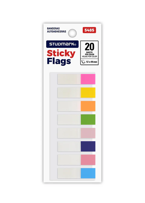 Notas Banderitas Adhesivas Studmark 12 × 44 mm ST-05485