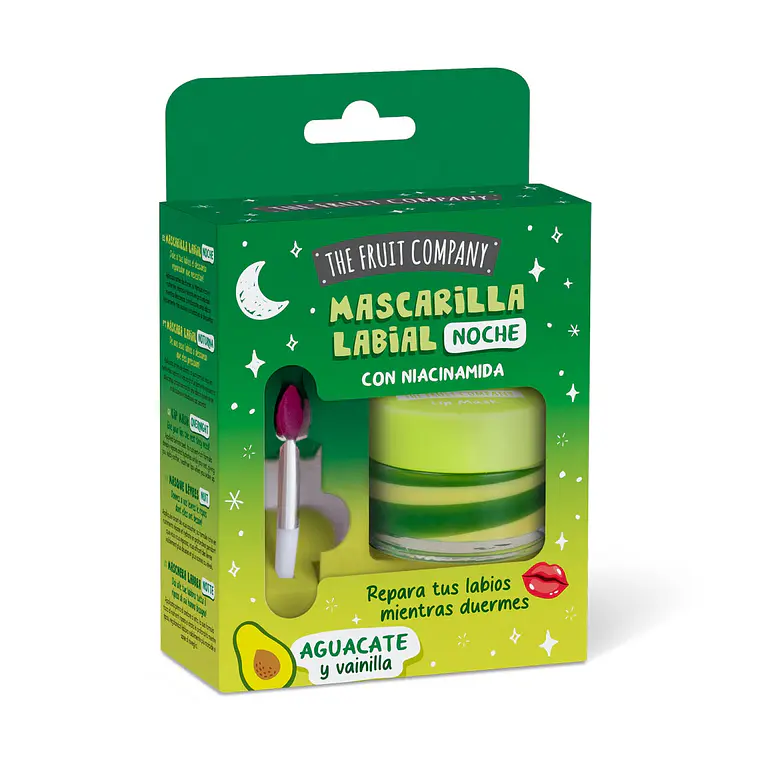 Máscara Labial Noturna c/ Niacinamida - Abacate e Baunilha 1