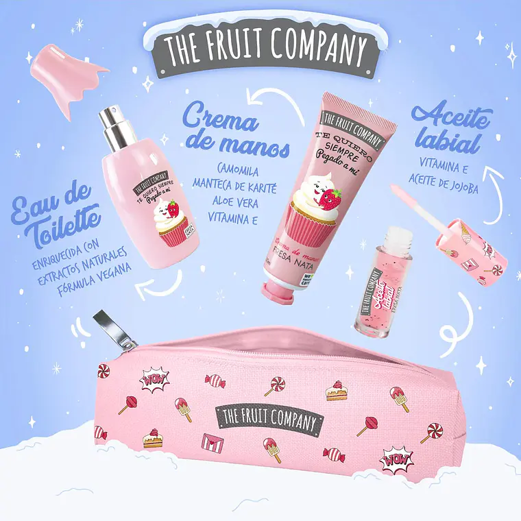 Caixa Presente The Fruit Company - Morango e Nata 1