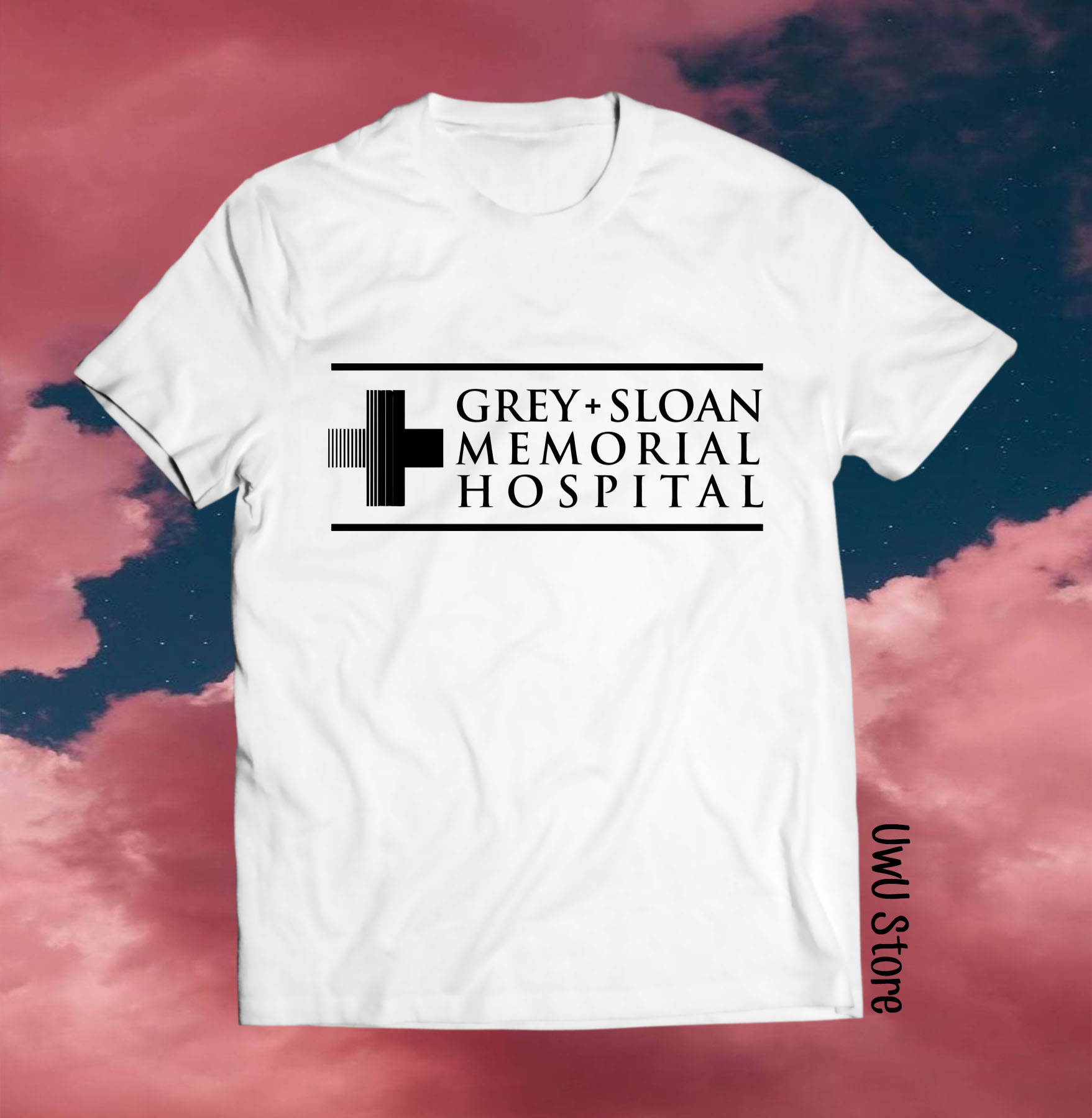 Polera Grey's anatomy, Grey+Sloan Memorial Hospital
