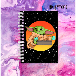 Cuaderno The Mandalorian / Baby Yoda Galaxia 