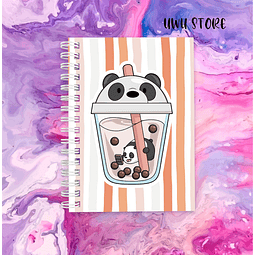Cuaderno Osos escandalosos / Panda Bubble Tea 
