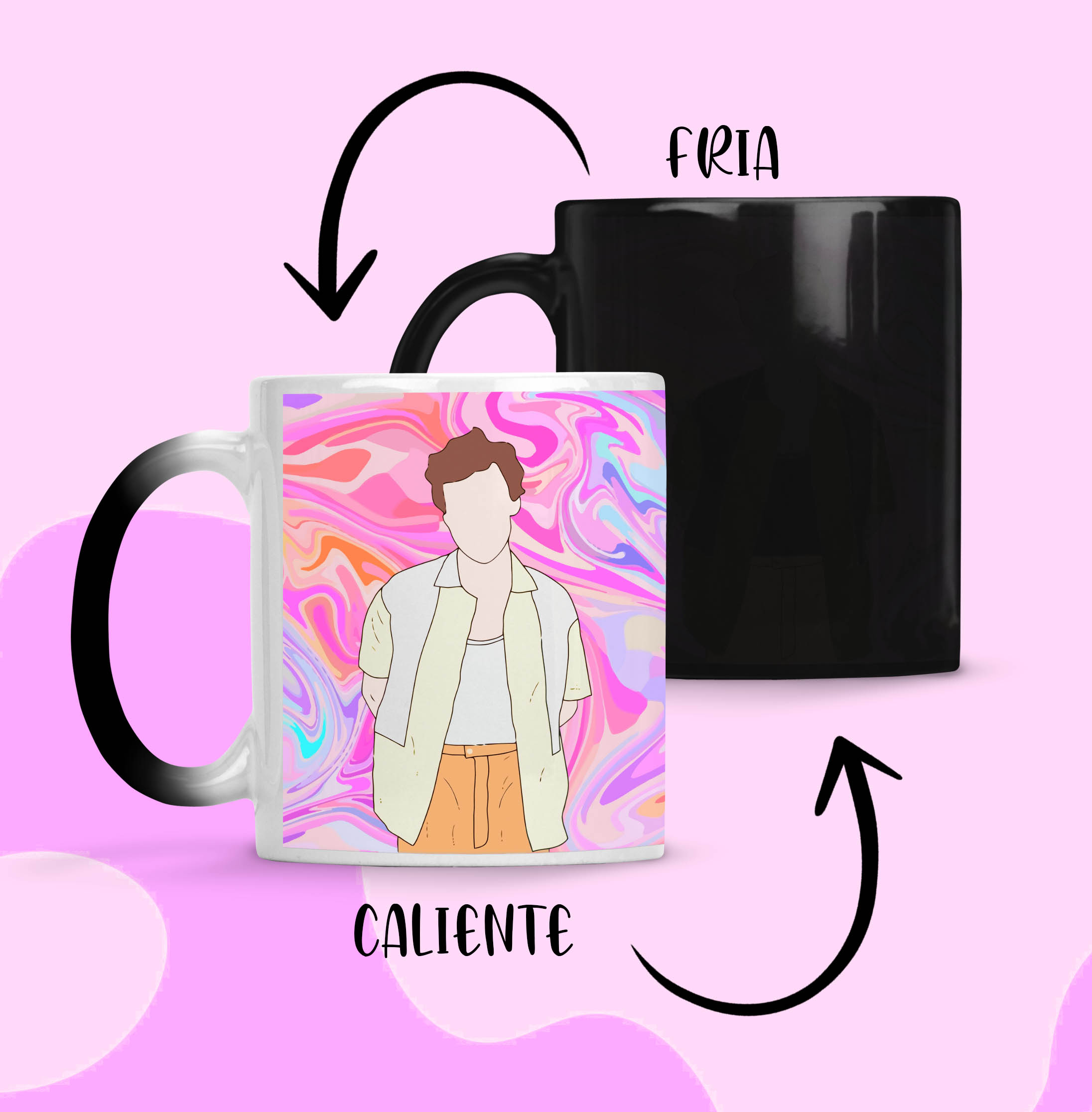 Taza cambia color harry styles tie dye 