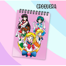 Croquera Sailor Moon (Sailor Scouts) 