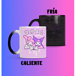 Taza Sanrio (My melody y Kuromi)