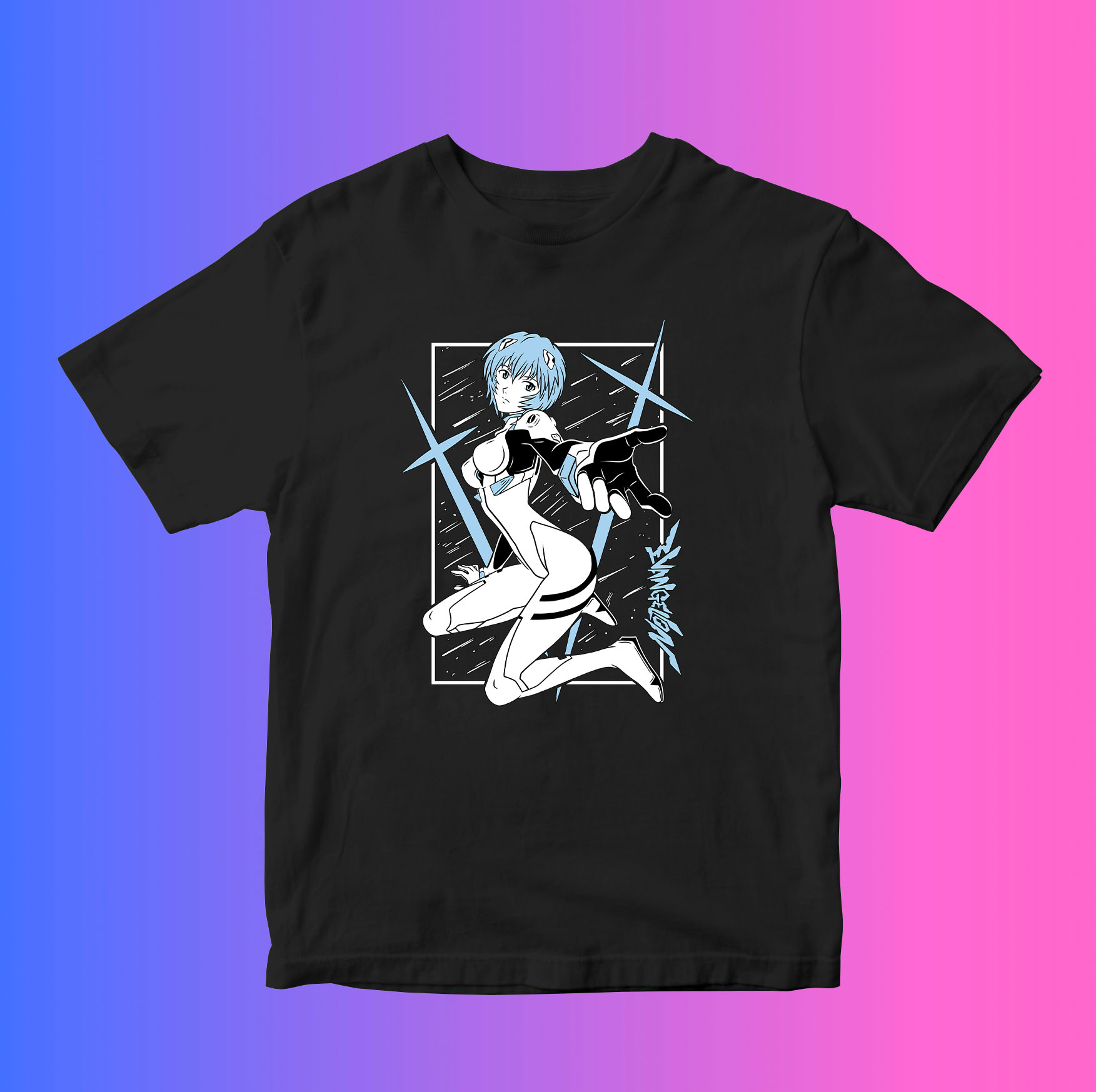 Polera Evangelion (Rei)