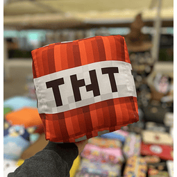 Peluche cubito TNT Minecraft 