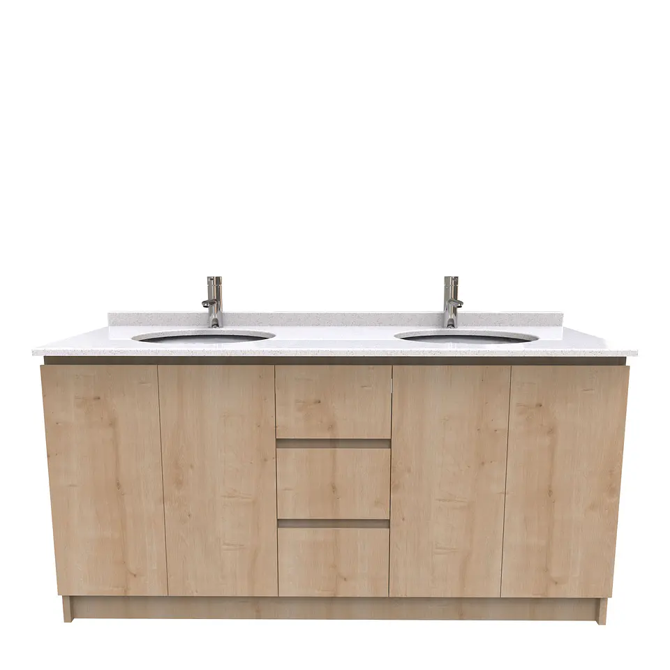 Mueble vanitorio Doble M2-1823 - Rustico 1