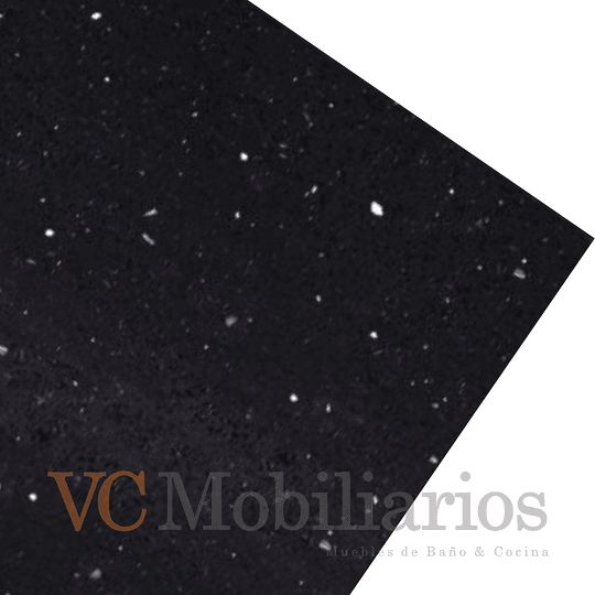 Mueble vanitorio al piso MD-1208 /  120CM / Cuarzo Negro galaxys