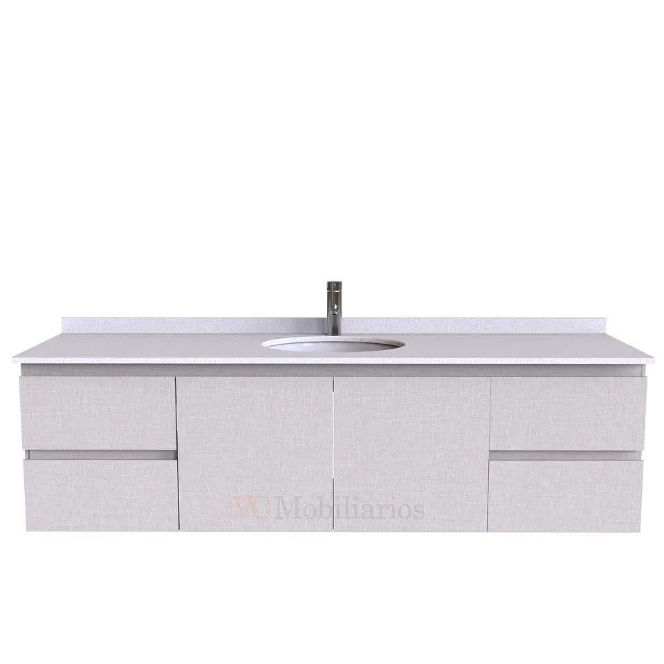 Mueble Vanitorio aereo simple de 190 cm M2-1908 / Giorno 1