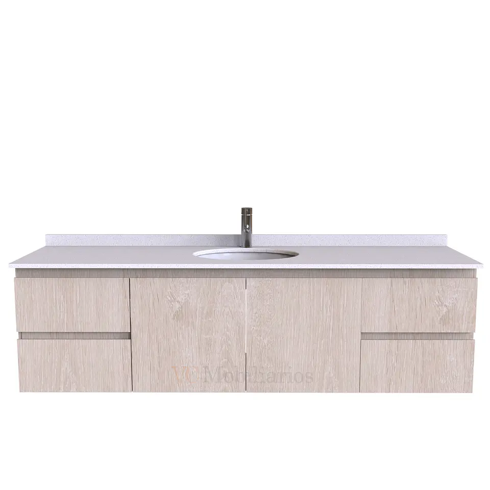Mueble Vanitorio aereo simple de 170 cm M2-1708 / Provenzal 1