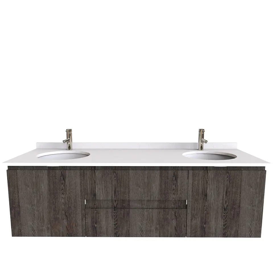 Mueble vanitorio Doble Aéreo  de 180 cm /  M2-1823 -DA / Espresso 1