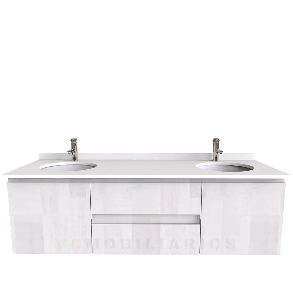 Mueble vanitorio Doble Aéreo  de 180 cm /  M2-1823 -DA / Legno 1
