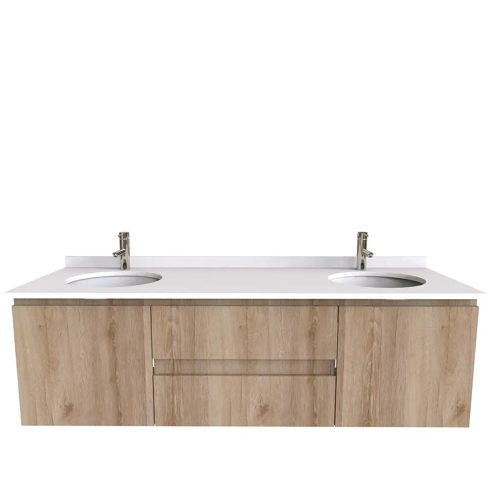 Mueble vanitorio Doble Aéreo  de 180 cm /  M2-1823 -DA / Cava 1