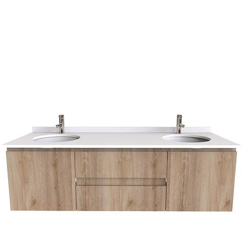 Mueble vanitorio Doble Aéreo  de 170 cm /  M2-1723 -DA / Cava