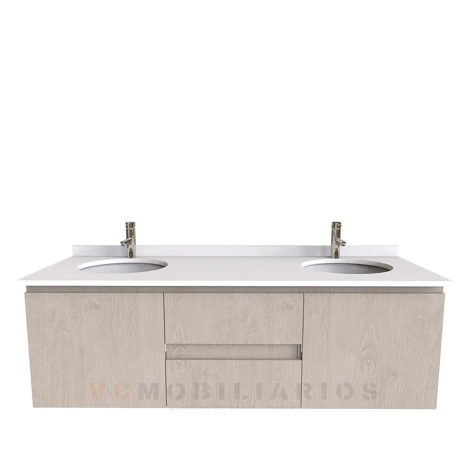 Mueble vanitorio Doble Aéreo  de 150 cm /  M2-1523 -DA / Provenzal 1