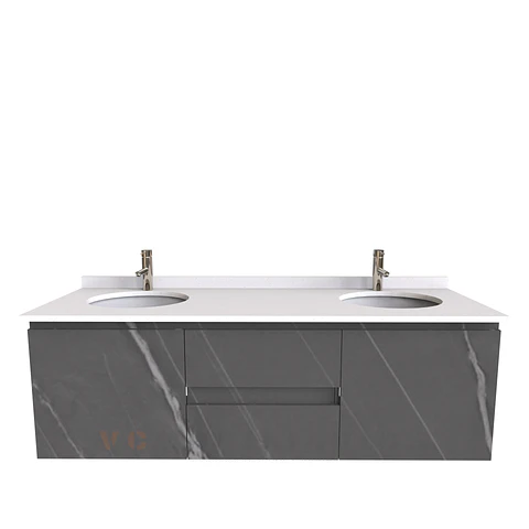 Mueble vanitorio Doble Aéreo  de 150 cm /  M2-1523 -DA / Viscaya