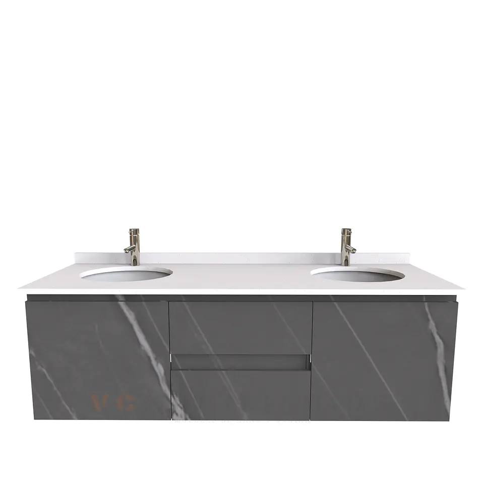 Mueble vanitorio Doble Aéreo  de 150 cm /  M2-1523 -DA / Viscaya 1