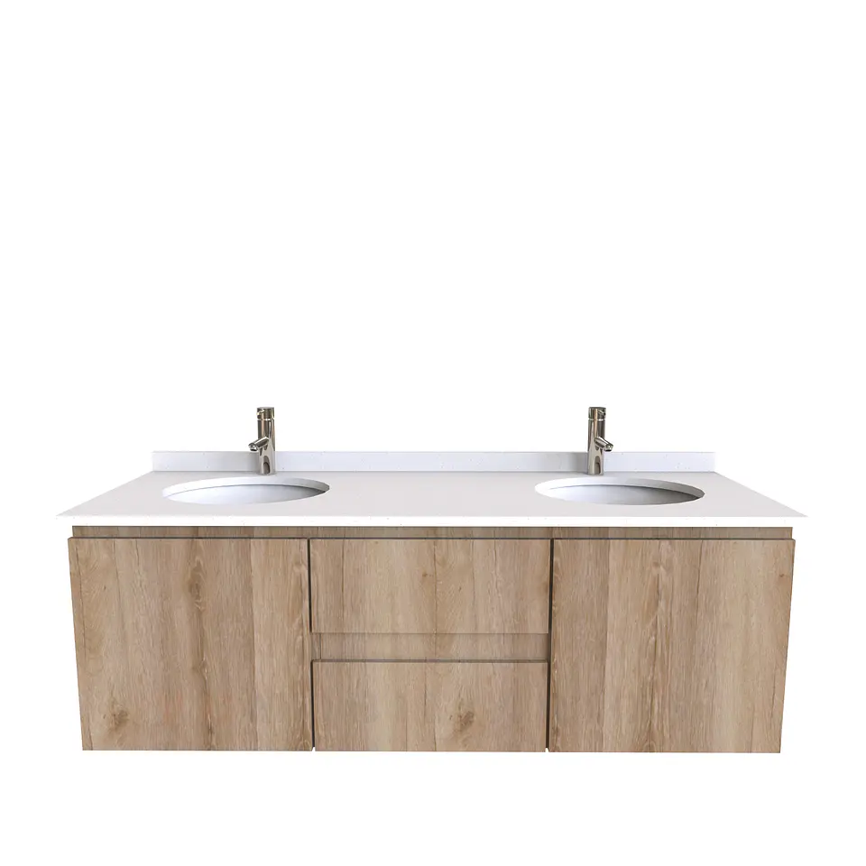 Mueble vanitorio Doble Aéreo  de 120 cm /  M2-1223 -DA / Cava 1