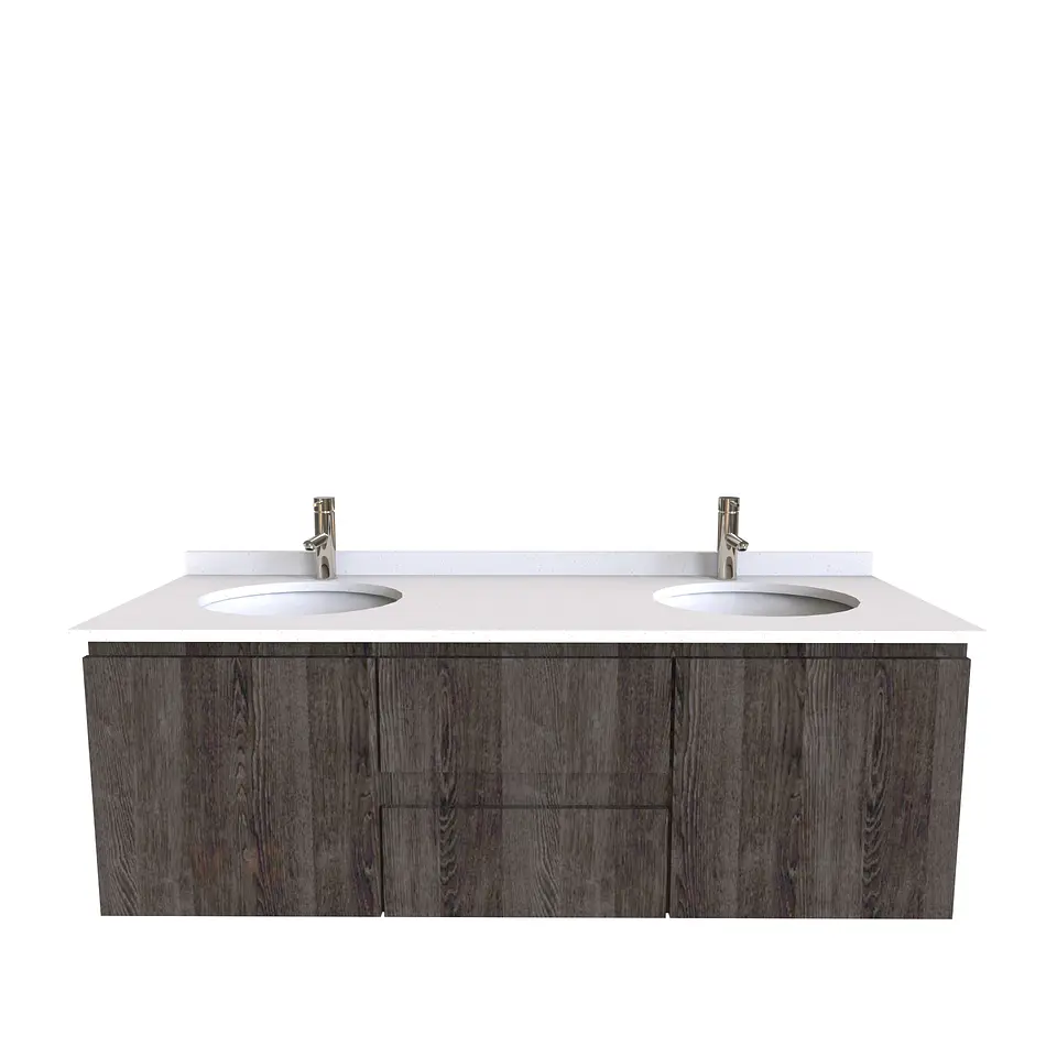 Mueble vanitorio Doble Aéreo  de 130 cm /  M2-1323 -DA / Espresso 1