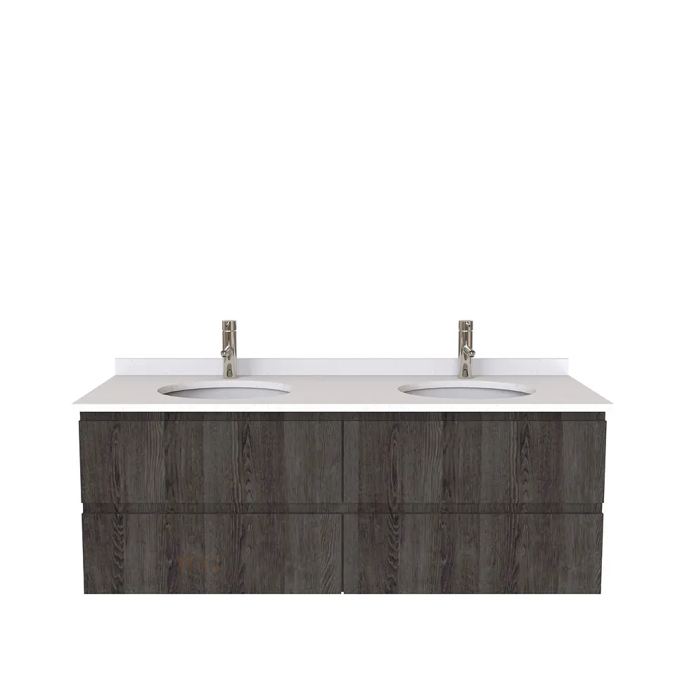 Mueble vanitorio Doble Aéreo  de 140 cm /  M5-1423 -DA / Espresso 1