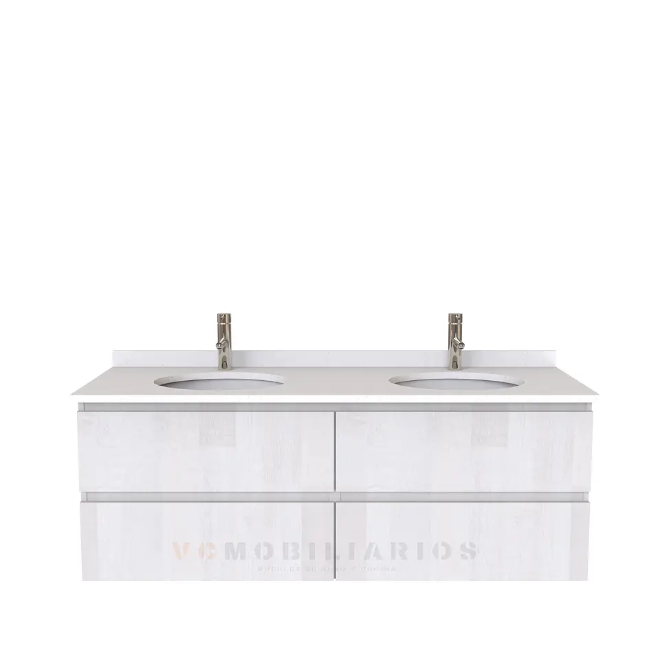 Mueble vanitorio Doble Aéreo  de 140 cm /  M5-1423 -DA / Legno 1