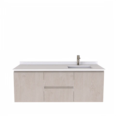 Mueble vanitorio Simple Aéreo  de 140 cm /  M2-1423 -APD / Provenzal