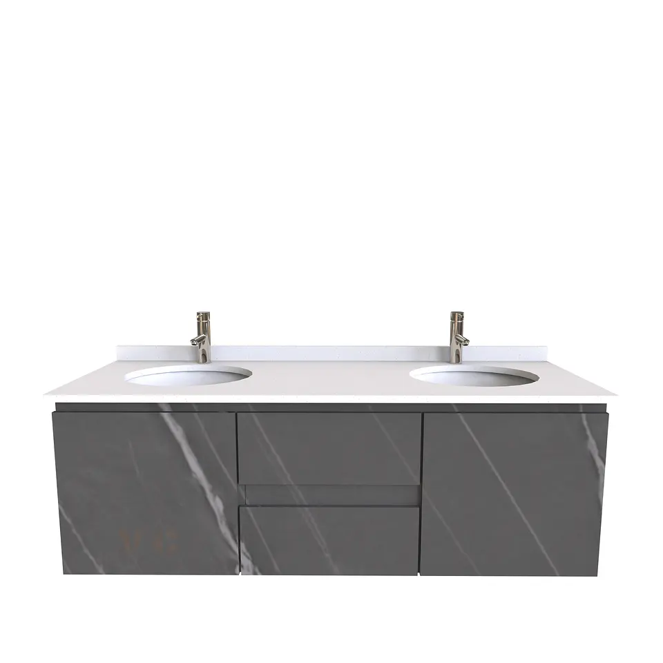 Mueble vanitorio Doble Aéreo  de 140 cm /  M2-1423 -DA / Vizcaya 1