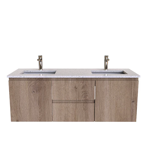 Mueble vanitorio Doble Aéreo  de 140 cm /  M2-1428 -DA / Jerez