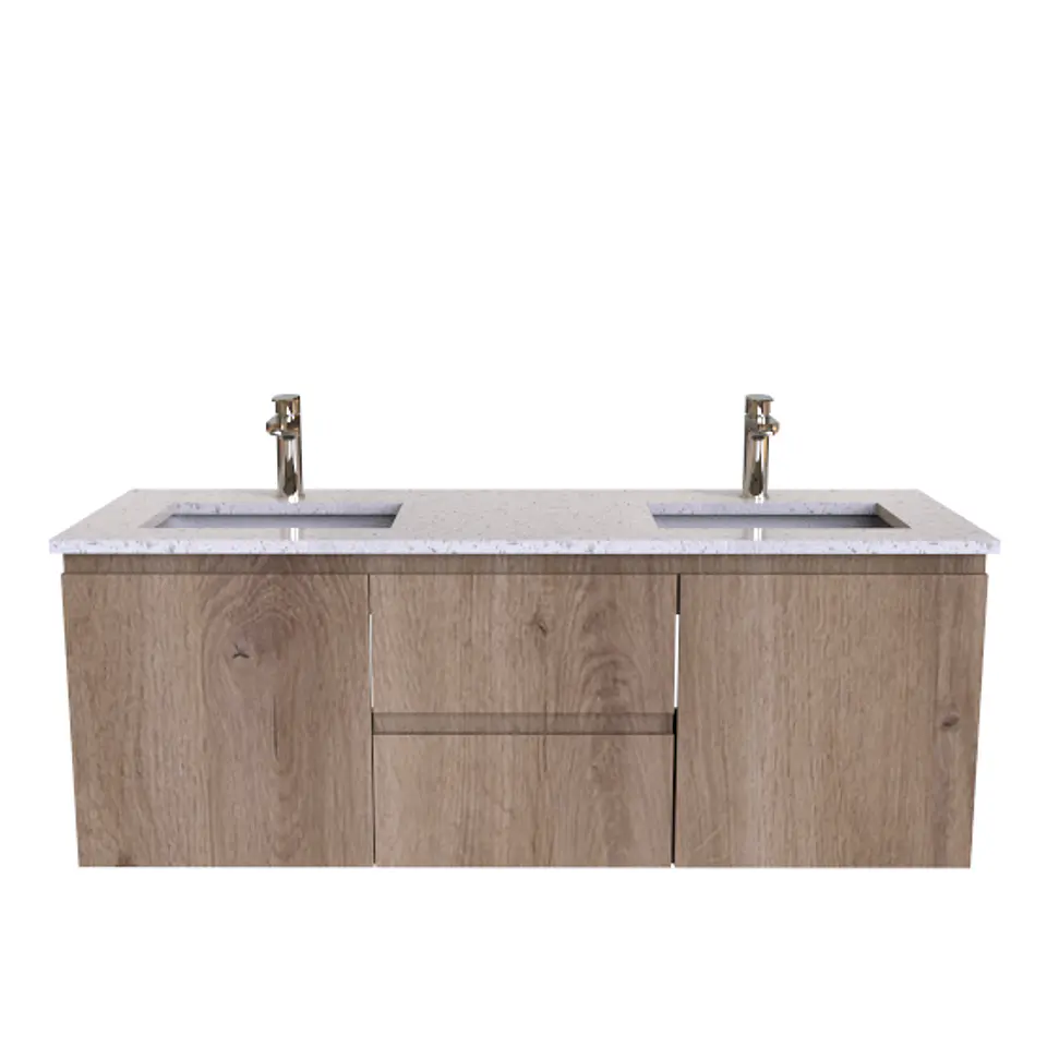Mueble vanitorio Doble Aéreo  de 140 cm /  M2-1428 -DA / Jerez 1