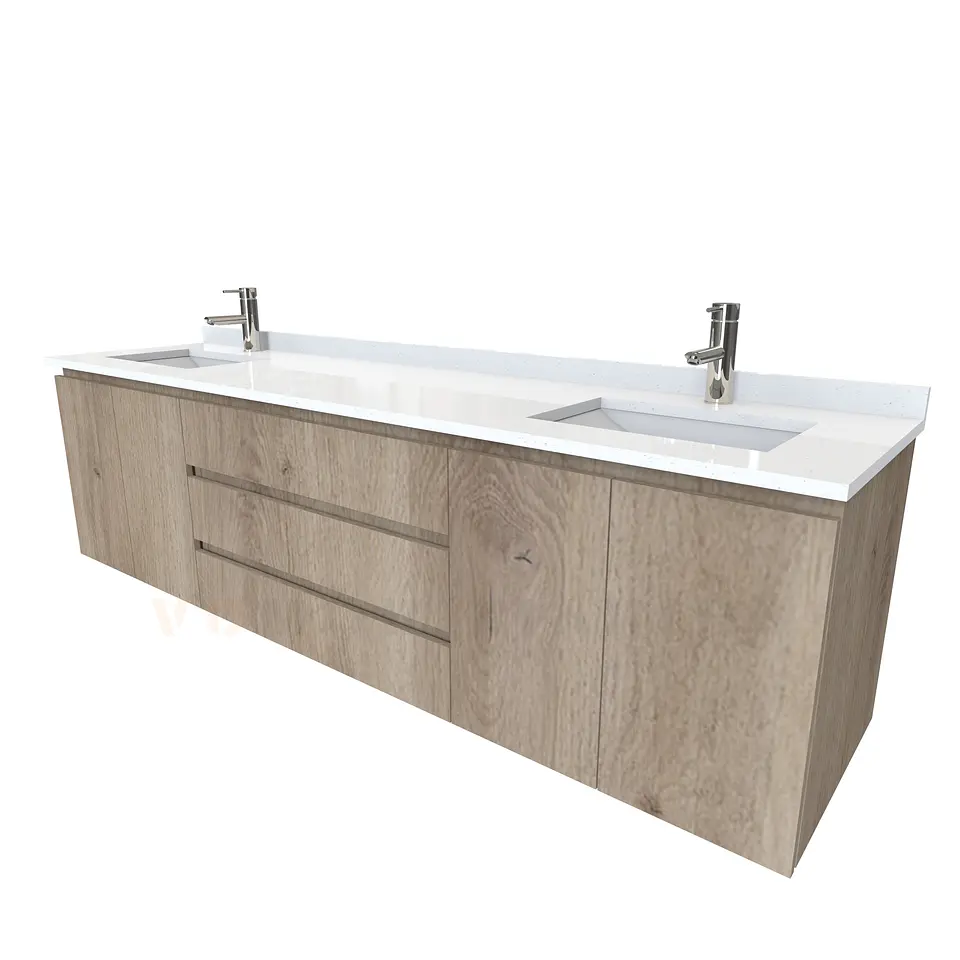 Mueble vanitorio Doble Aéreo  de 190 cm /  M2-1928 -DA / Jerez 1