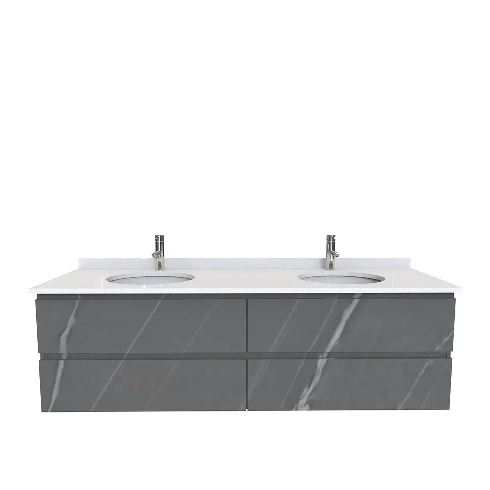 Mueble vanitorio Doble Aéreo  de 180 cm /  M4-1823 -DA / Vizcaya 1