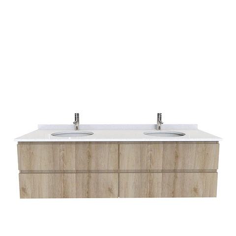 Mueble vanitorio Doble Aéreo  de 160 cm /  M4-1623 -DA / Cava