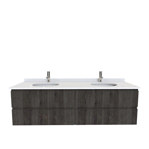 Mueble vanitorio Doble Aéreo  de 170 cm /  M4-1723 -DA / Espresso
