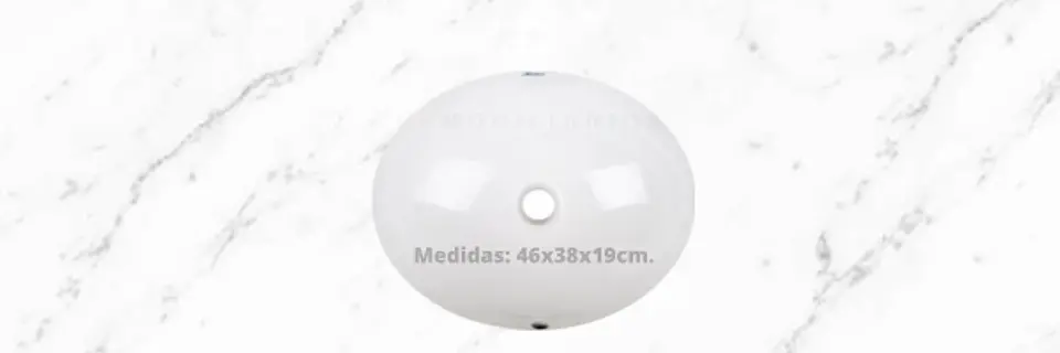 Cubierta de cuarzo para vanitorios de 160 cm / LO / Carrara 1
