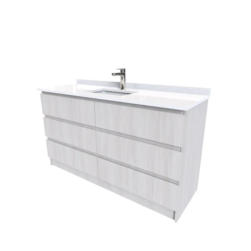 Mueble Vanitorio simple para cubiertas sobreponer M6-1420 / Color a elegir 1