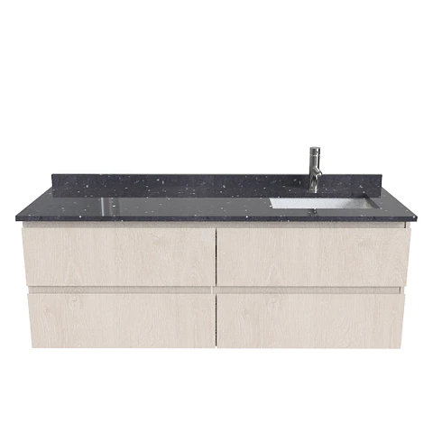 Mueble vanitorio Simple Aéreo  de 140 cm /  M2-1448 -ADD / Provenzal