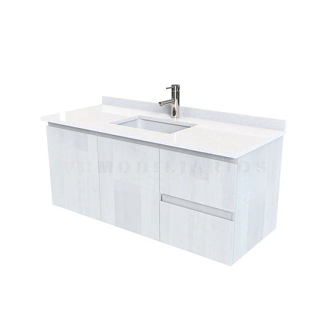 Mueble vanitorio aereo simple de 130cm  M2-1338-A / Legno