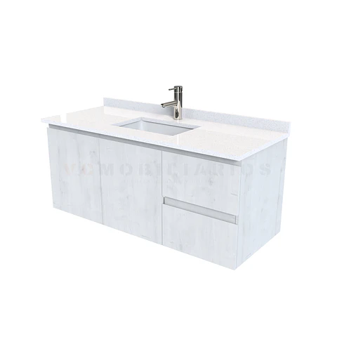 Mueble vanitorio aereo simple de 120cm  M2-1238-A / Alaska
