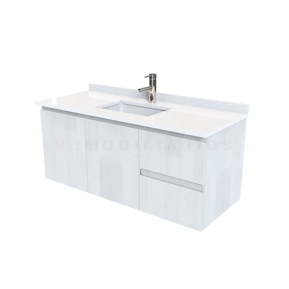Mueble vanitorio aereo simple de 120cm  M2-1238-A / Legno 1