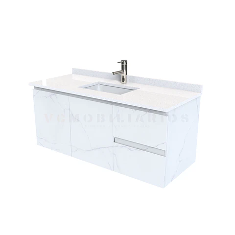 Mueble vanitorio aereo simple de 120cm  M2-1238-A / Marmara 